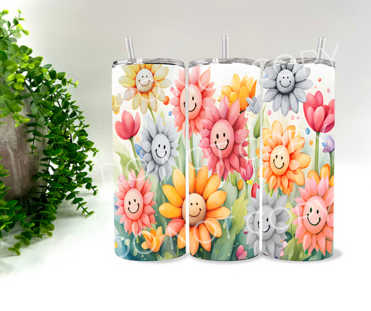 Colored Sunflowers -  20 oz Tumbler