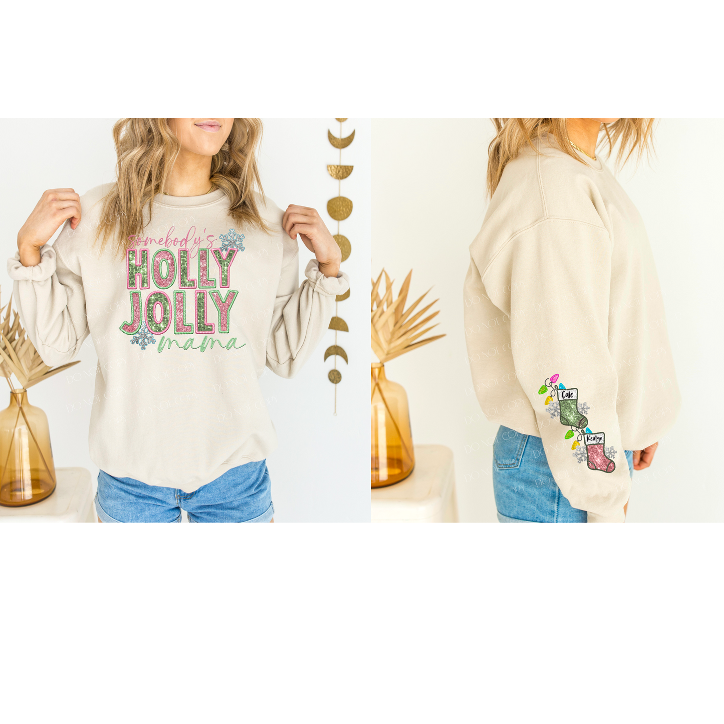 Somebody’s Holly Jolly Mama - Custom