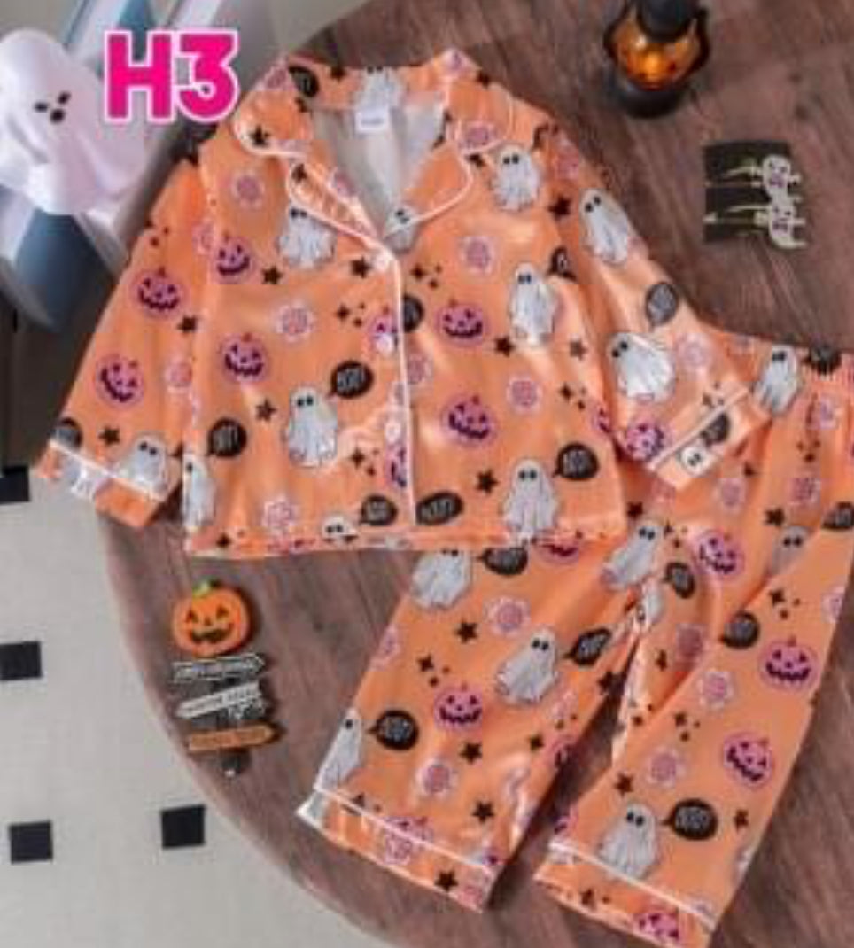 PREORDER: Kids Halloween Spooky PJ Sets