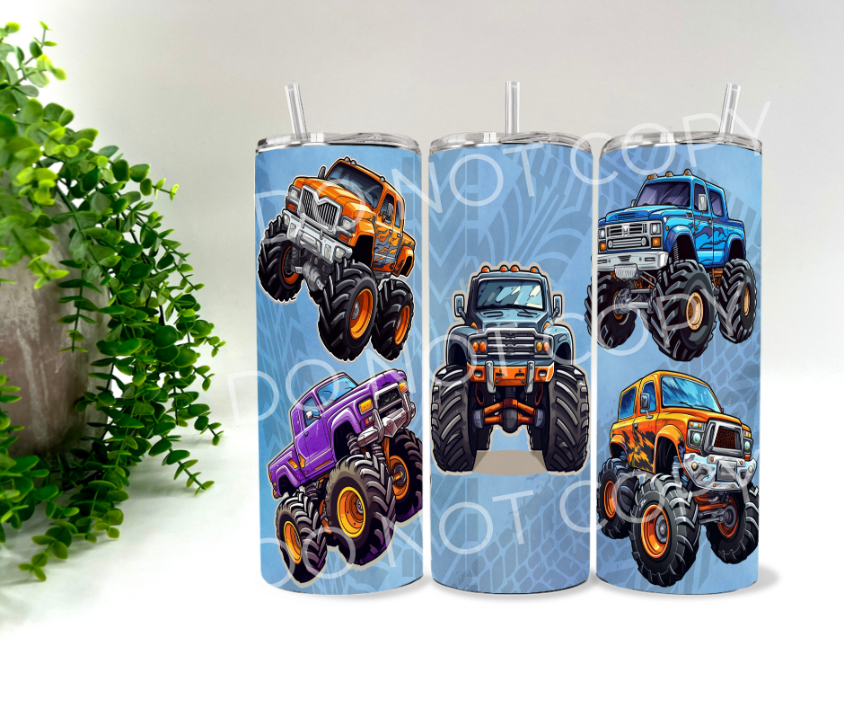 Monster Trucks -  20 oz Tumbler