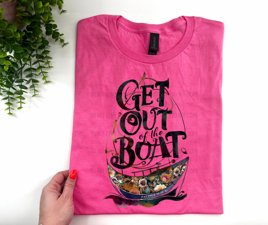 Get Out Of The Boat - Gildan Softstyle - Azalea