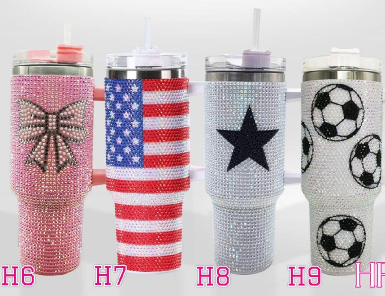 READY TO SHIP: Bling It On 40 oz Tumblers