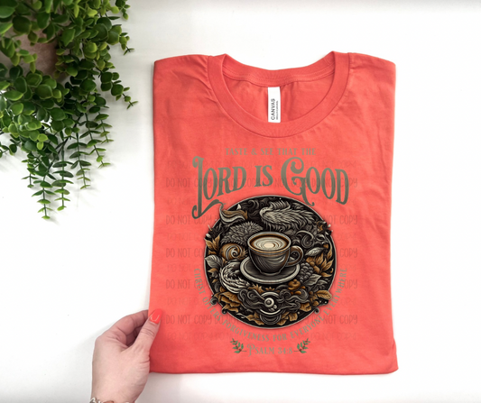 Taste And See That The Lord Is Good - Coral Bella Canvas Tshirt