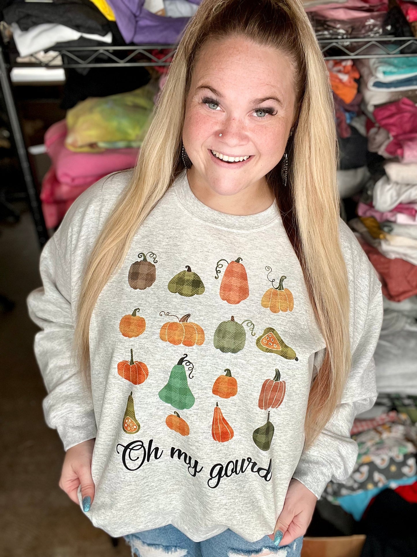Oh My Gourd - Ash Sweatshirt