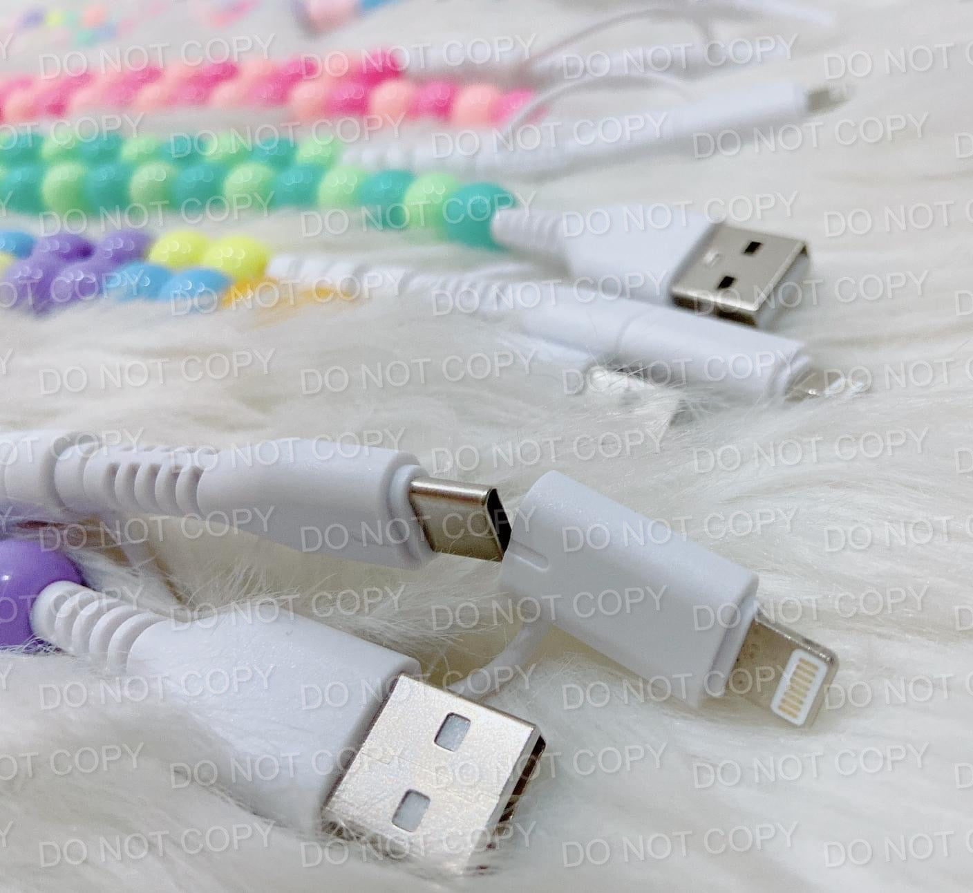 PINK FRIDAY BOUTIQUE PREORDER: Beaded Dual Charging Cable