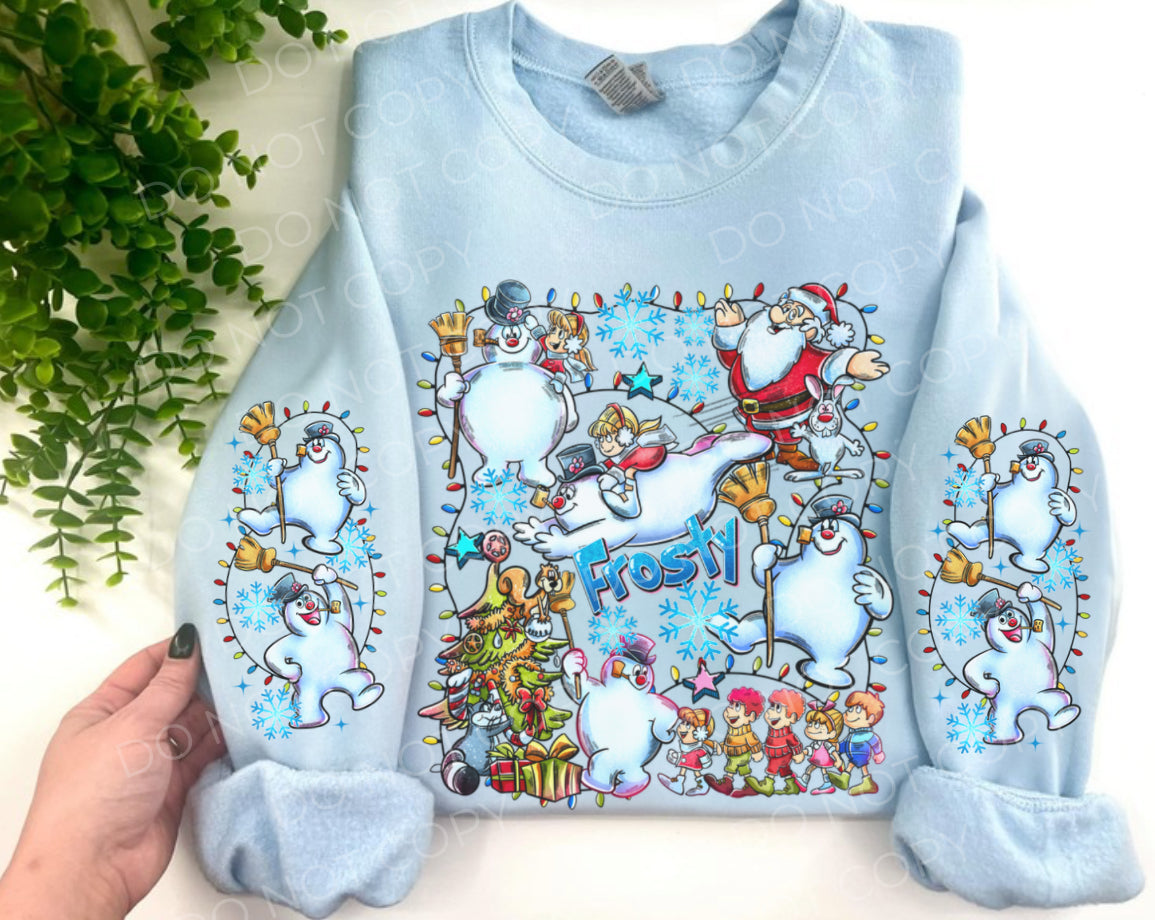 LIMITED TIME: Frosty with Sleeves - Light Blue Sweatshirt