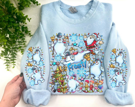 LIMITED TIME: Frosty with Sleeves - Light Blue Sweatshirt