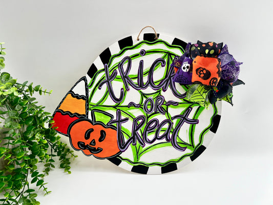 Trick Or Treat - 17” Door Hanger