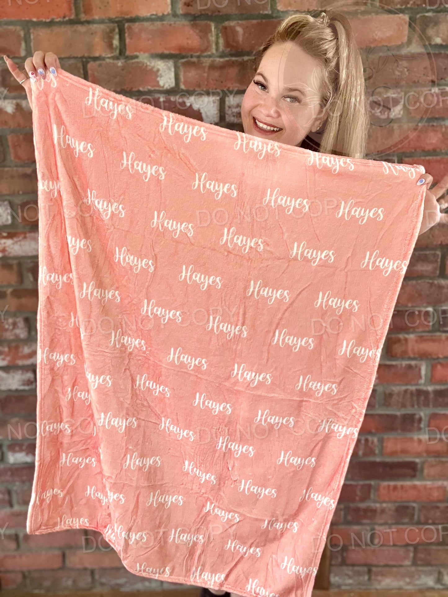 PINK FRIDAY BOUTIQUE PREORDER: Custom Repeating Name Blankets