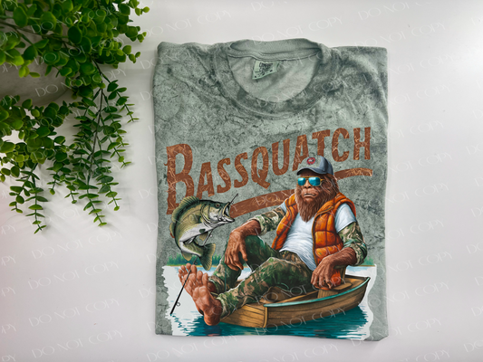 Bassquatch - Fern Colorblast Tshirt