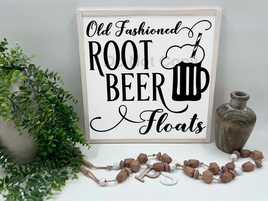 ROOT BEER - White/Thick/E. Amer. - Wood Sign