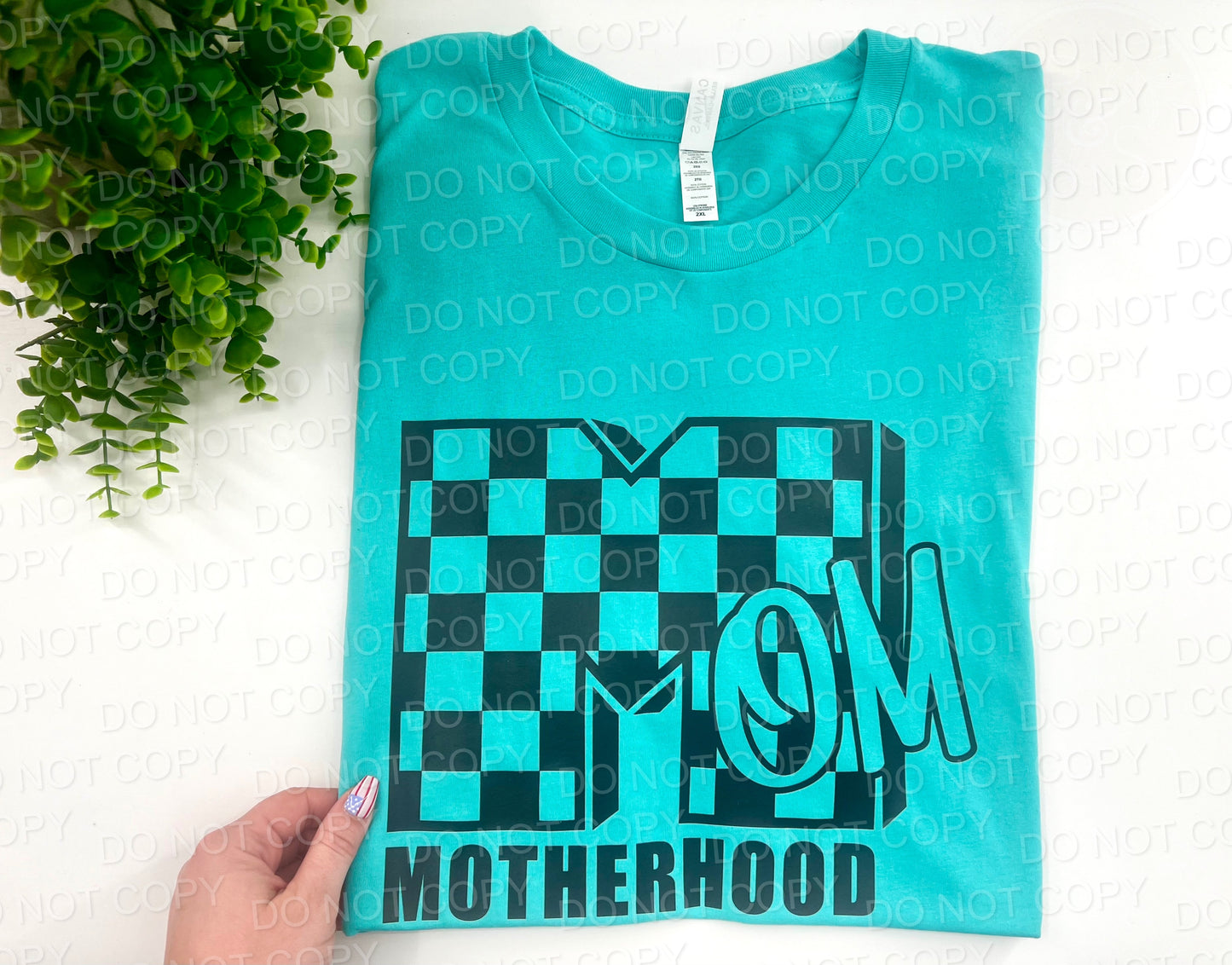 MOM MOTHERHOOD | BELLA CANVAS AQUA