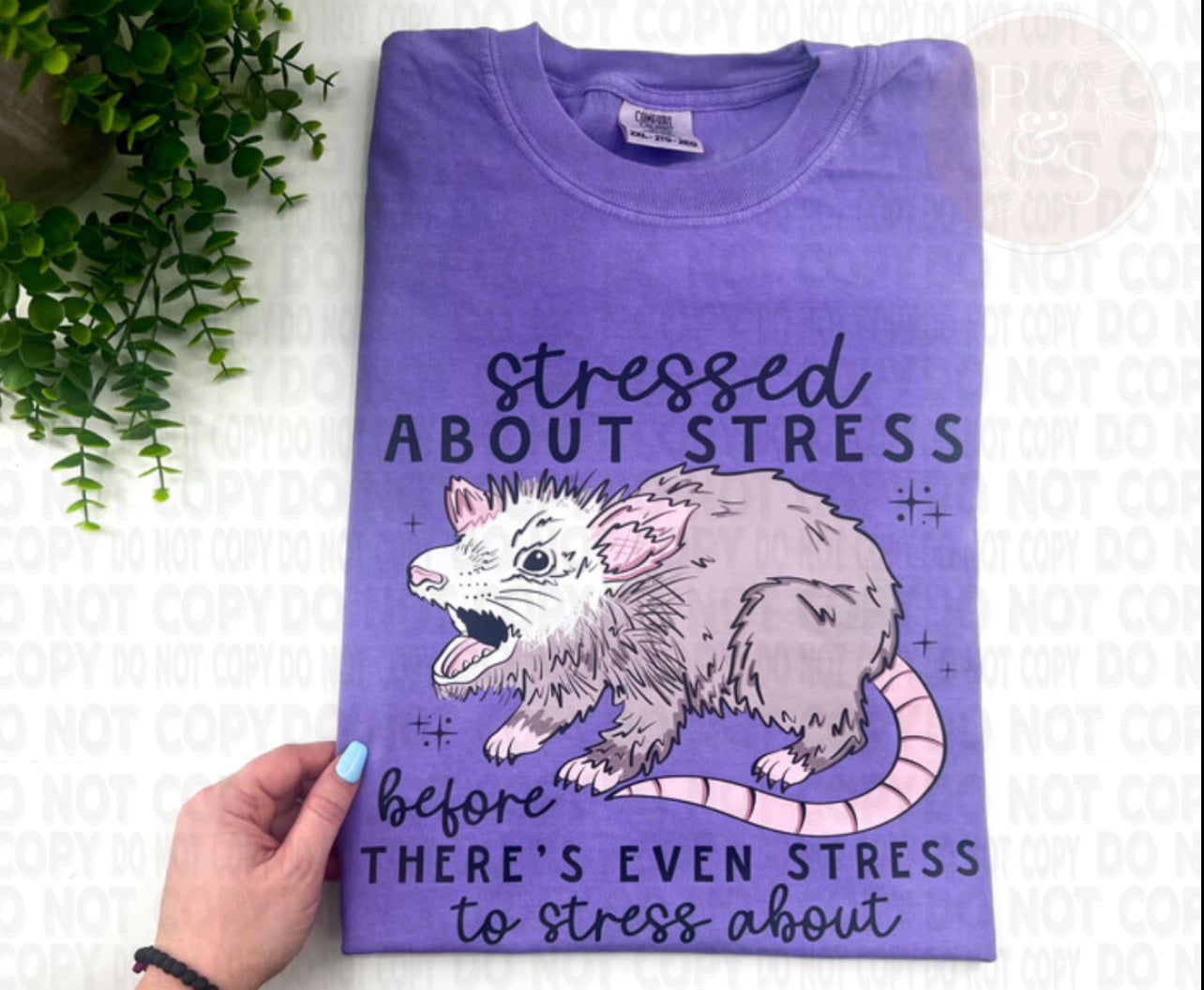 STRESSED ABOUT STRESS | COMFORT COLOR PURPLE