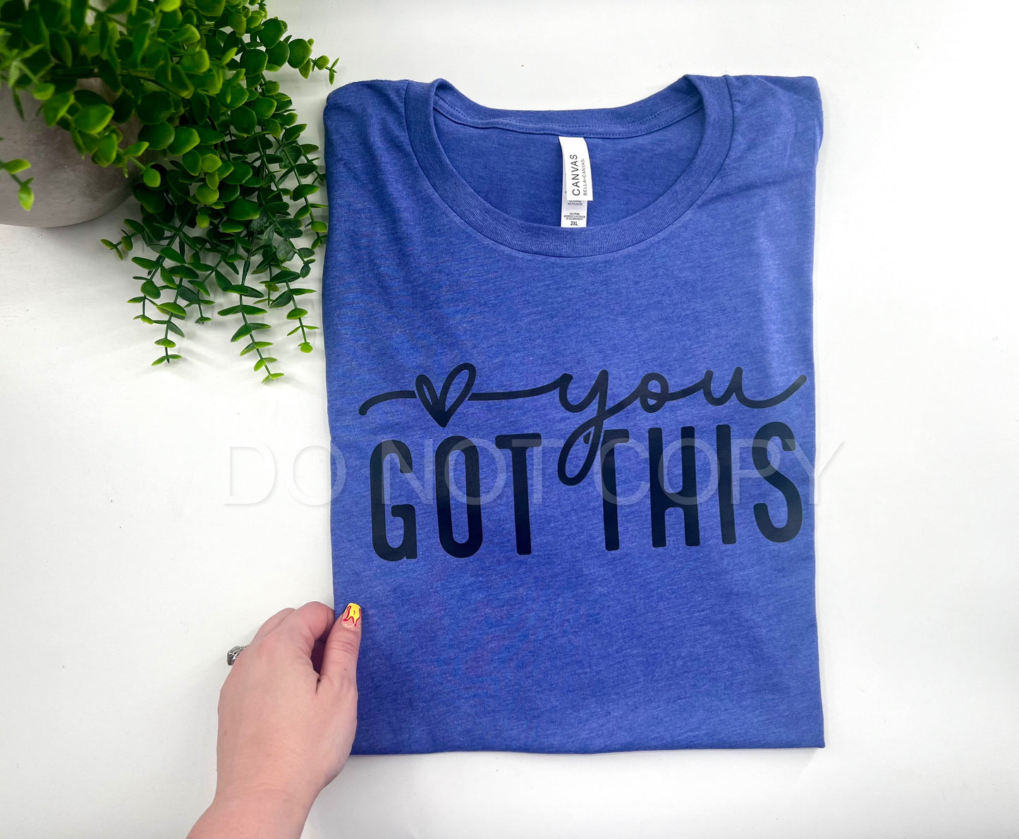 You Got This Tee - Bella Canvas - Heather Royal