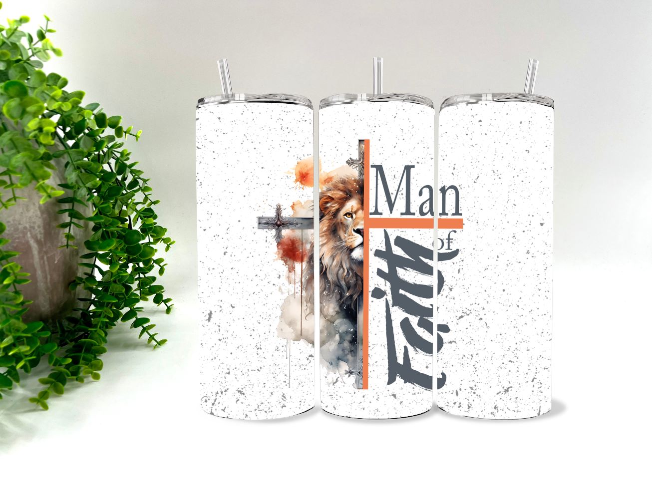 MAN FAITH  -  20 oz Tumbler