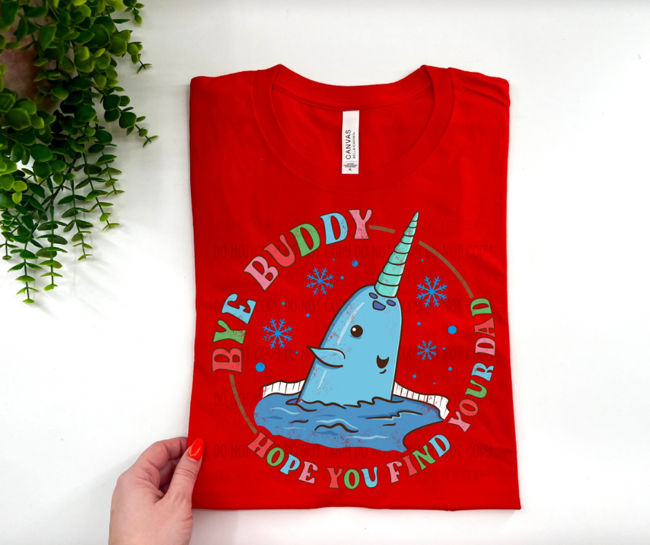 Bye Buddy   - Bella Canvas - Red