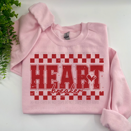 Heart Breaker - Light Pink Sweatshirt