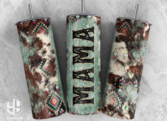 Cowhide Mama - 20 oz Tumbler